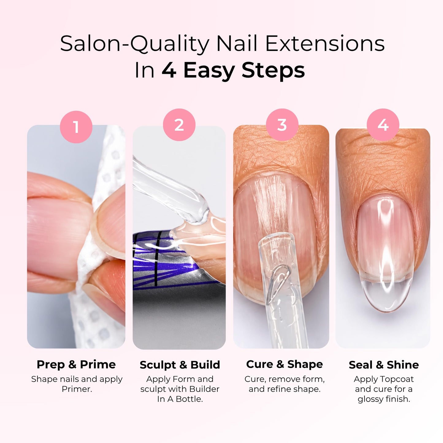 ORLY GelFX Builder In a Bottle Intro Kit | Sculpting Builder Gel for Nail Extensions and Gel Overlay (New Intro Kit) Beauty & Personal Care Orly