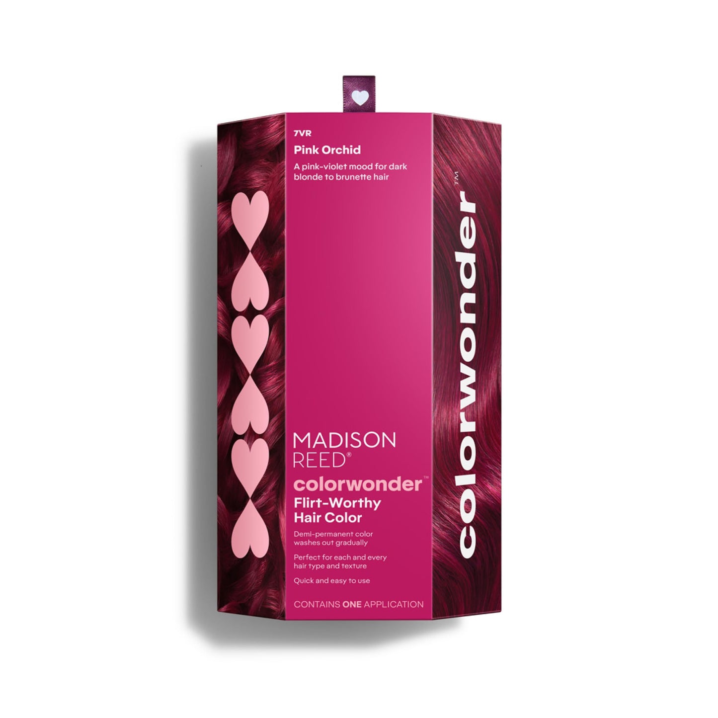 Madison Reed ColorWonder Demi-Permanent Hair Color Kit - 7VR Pink Violet (Pink Orchid) | Bold Pink-Violet Pop, Lasts 25 Washes, Ammonia-Free