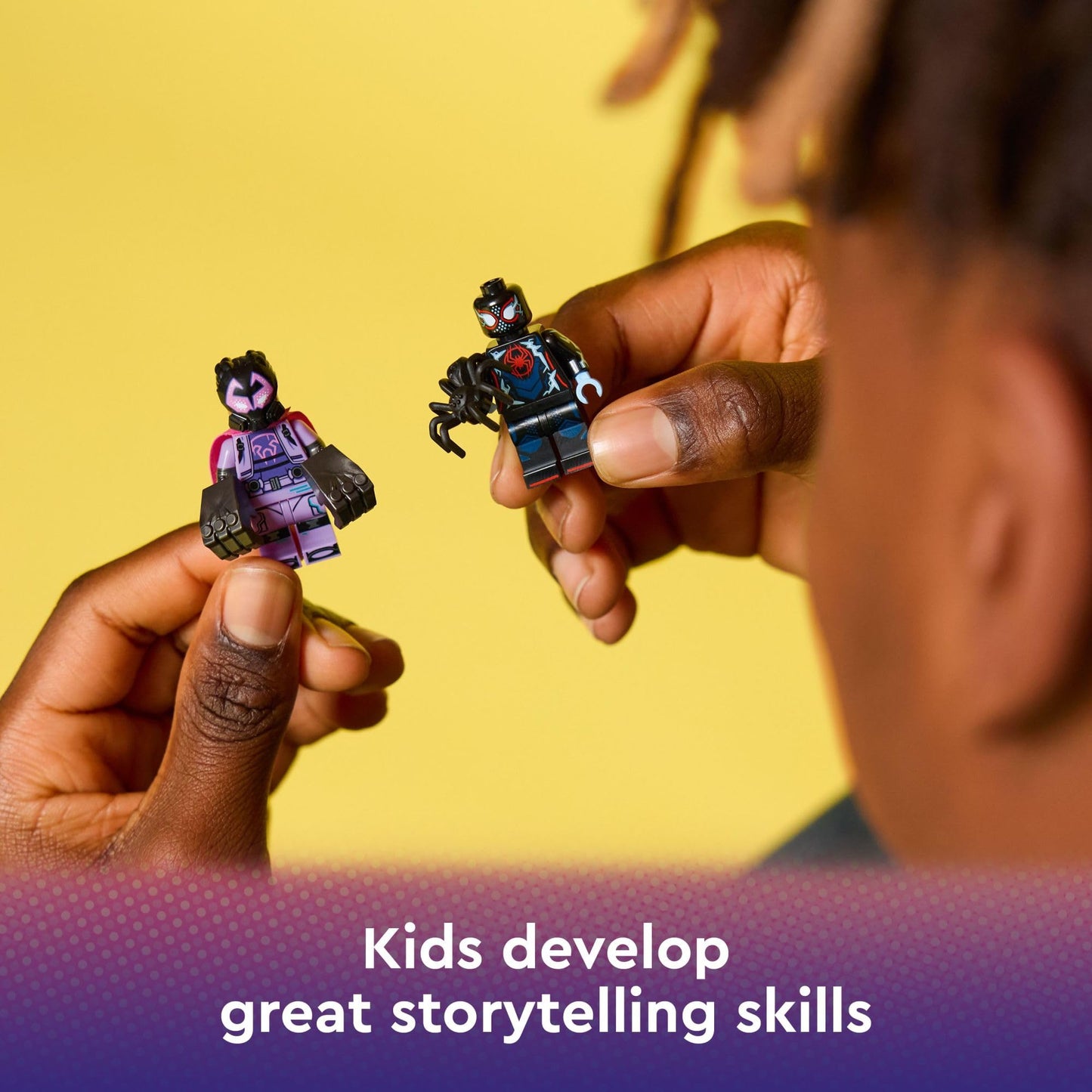 LEGO Minifigures Spider-Man: Across The Spider-Verse 6-Pack – Action Figures for Kids Ages 5+, Pretend Play Toys & Birthday Gift, 66797