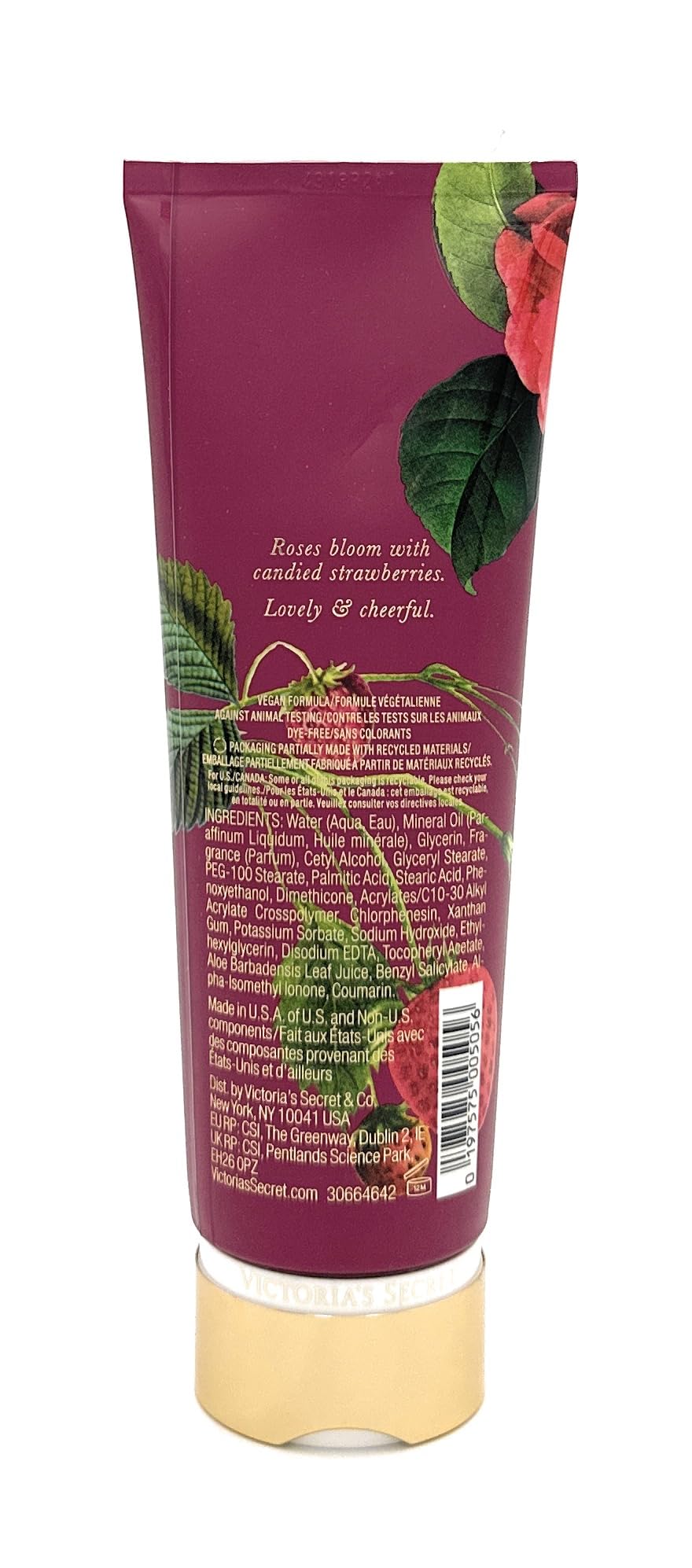 Victoria's Secret Fragrance Lotion Charming Rose 8.0 Fl Oz