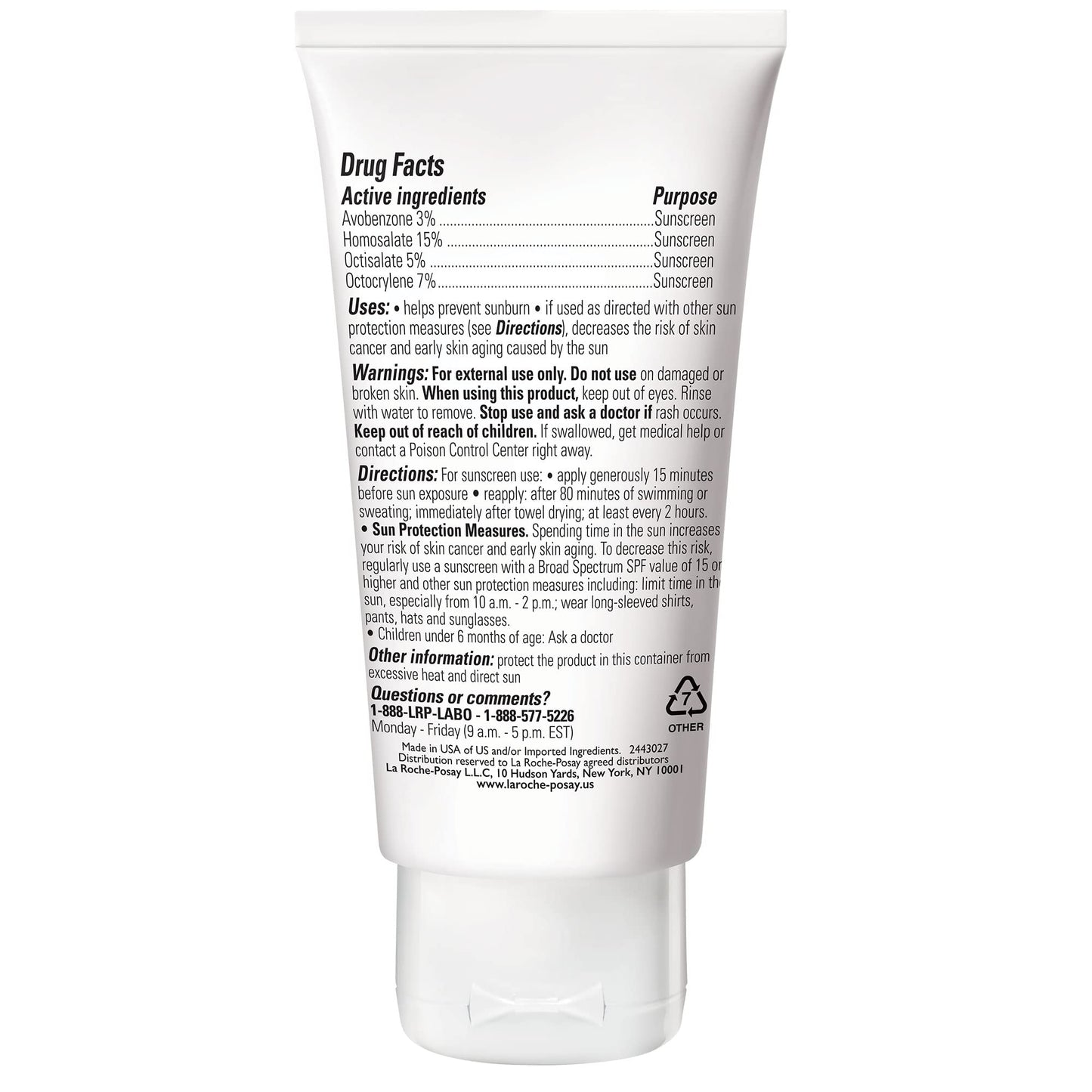 La Roche-Posay Anthelios Clear Skin Sunscreen Dry Touch SPF 60, Oil Free Sunscreen For Face, Oil Absorbing, Broad Spectrum SPF + Antioxidants Beauty and Personal Care La Roche-Posay