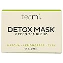 Teami Detox Face Mask for Hydraiting, Moisturizing & Purifying, Blackhead Remover Green Tea Deep Cleanse Mask reduces Acne & oil, Pore Minimizer Clay
