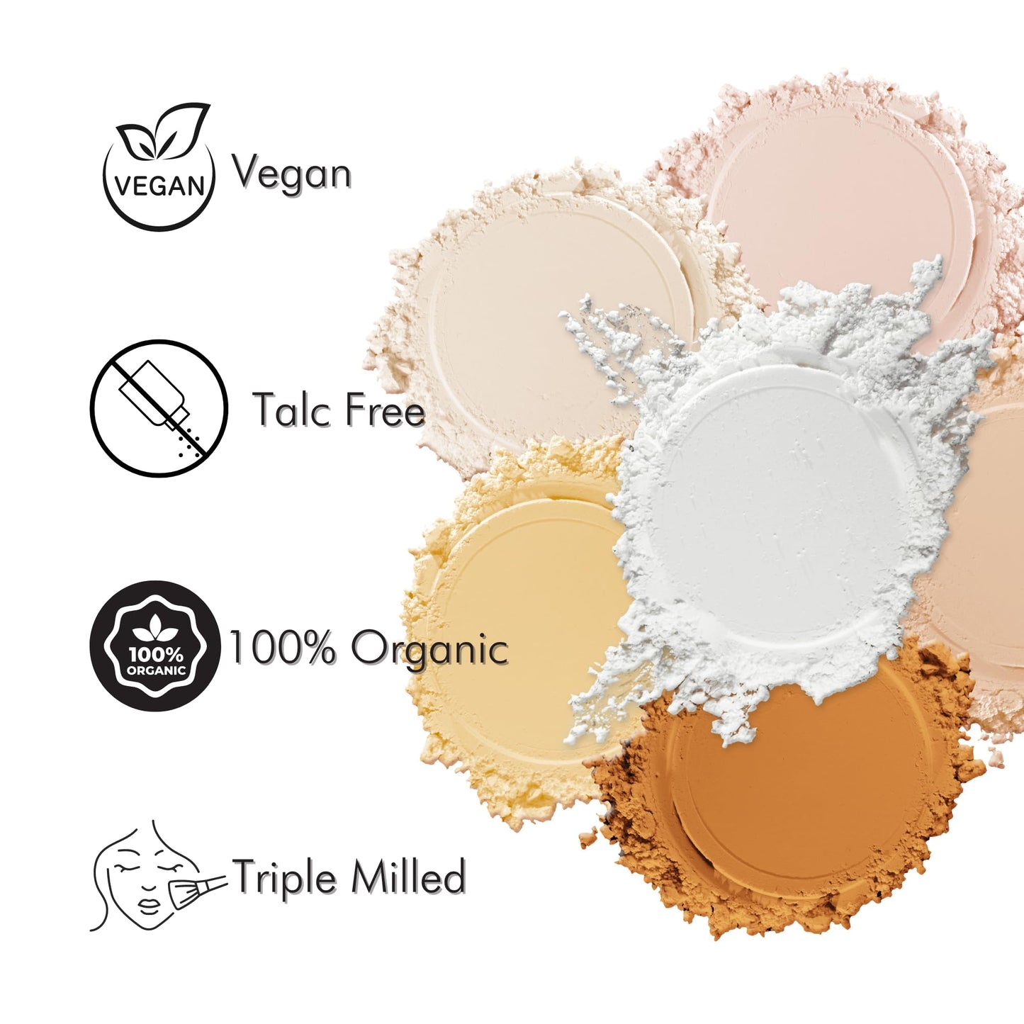 Cinema Secrets Ultralucent Setting Powder- Soft Custard. Talc-Free Loose Mineral Powder for All Skin Types, Oil Control, Shine-Free Finish