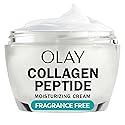 Olay Collagen Peptide Face Moisturizer, Firming Cream for Women, Fragrance-Free, Non-Greasy - Hydrating, Anti-Aging, Anti-Wrinkle, Smooth Fine Lines