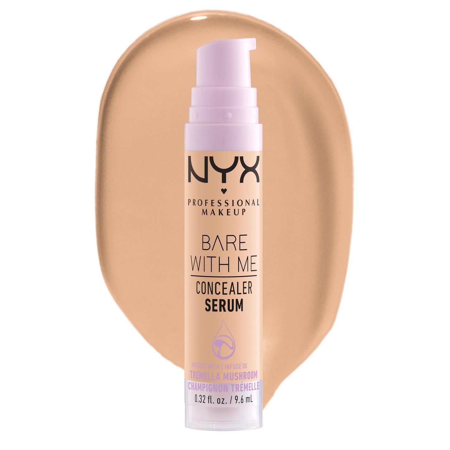 NYX PROFESSIONAL MAKEUP Bare With Me Concealer Serum, Concealer Makeup For Up To 24Hr Hydration - Beige Beauty and Personal Care NYX PROFESSIONAL MAKEUP Default Title