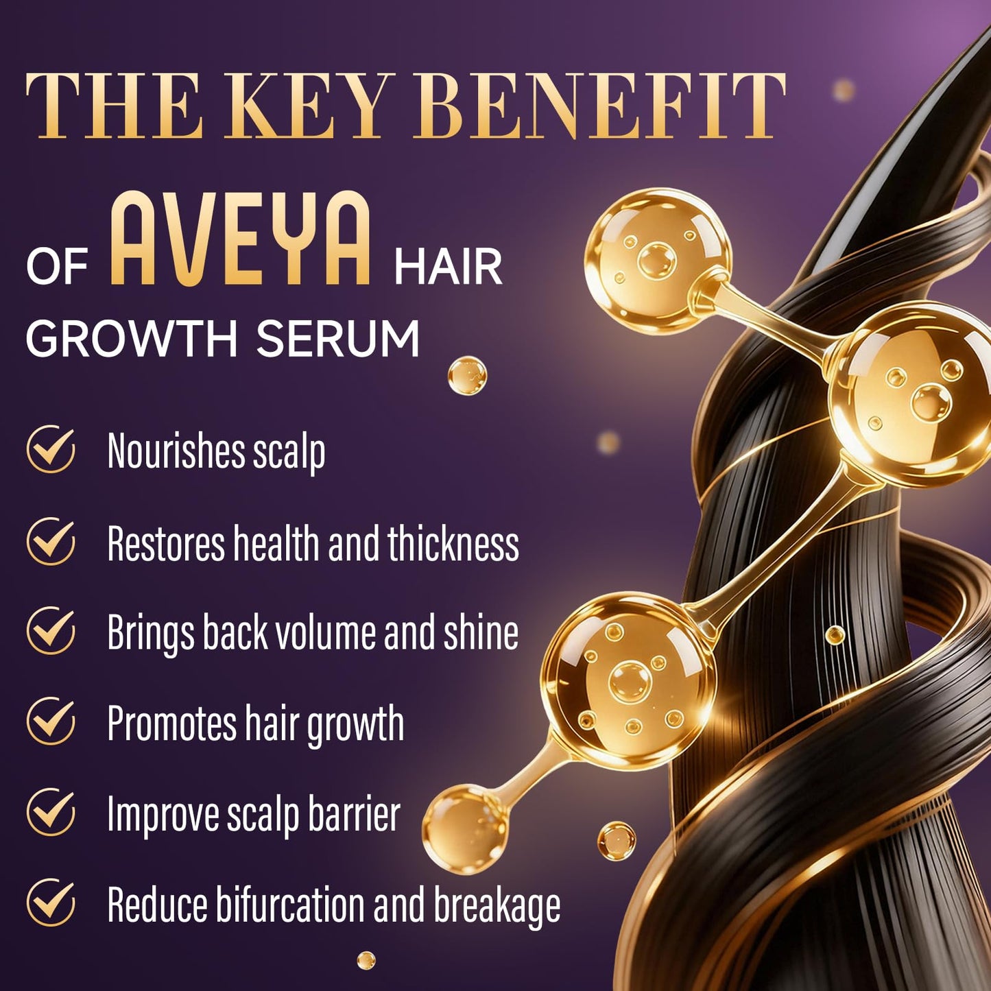 AVEYA Hair Growth Spray, infused with Rosemary Oil,rice water,Batana Oil&Biotin for Scalp - Strengthens,Thickens&Accelerates Hair Care Beauty and Personal Care AVEYA