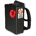 All Aluminum Lightweight 16" Hybrid Backpack for Men & Women, Fits 13" Laptop, Premium Hard Shell Backpack for Business Travel with RFID blocker for Tech, Executive, Gamers, Photographer (Black)