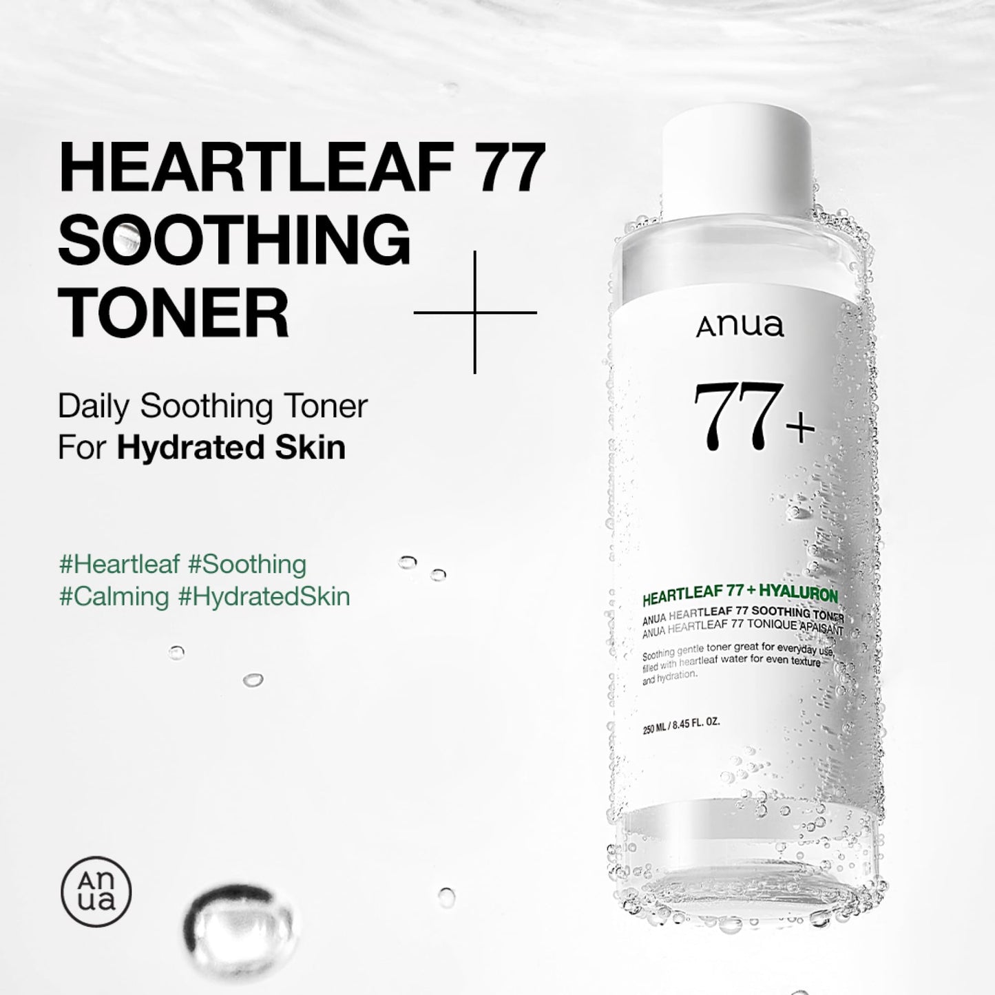 Anua Heartleaf 77 Soothing Toner, Moisturizing & Calming Facial Toner for Glass Skin, Hyaluronic Acid, Lightweight Hydration for Sensitive Skin Beauty and Personal Care ANUA