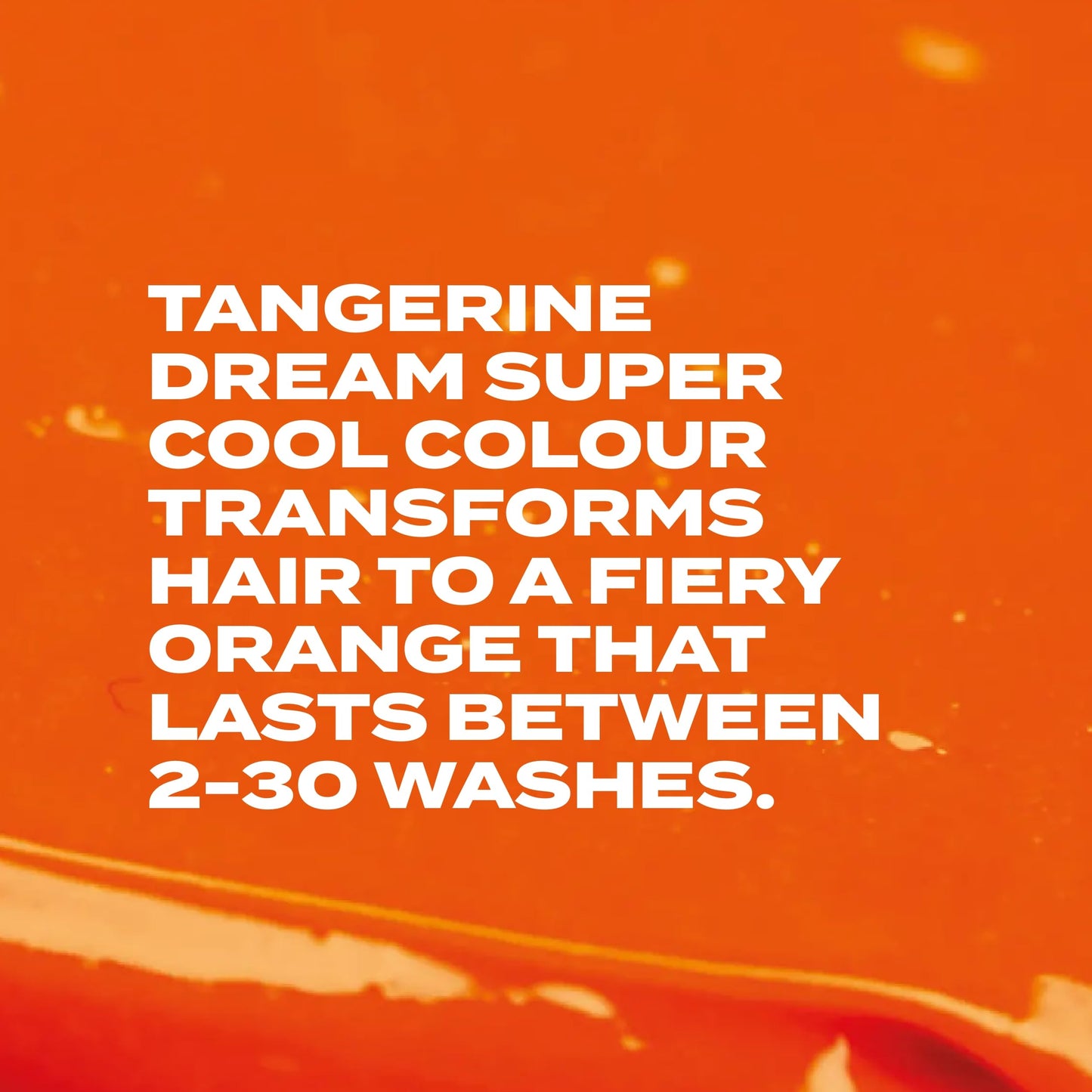 BLEACH LONDON Tangerine Dream Color - Semi-Permanent Bright True Orange, Vegan, Cruelty Free, Vibrant Temporary Hair Color Cream 5.07 fl oz