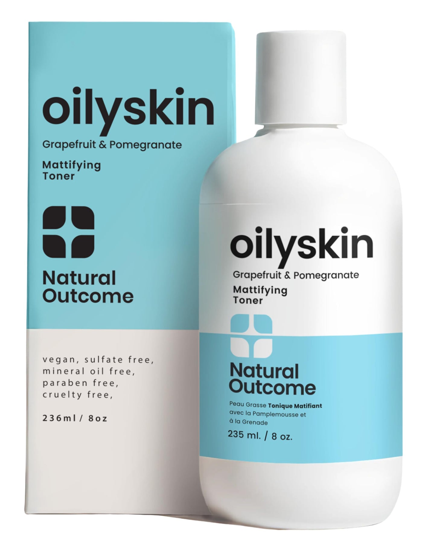 Natural Outcome Oily Skin Face Toner | Purifying Astringent Facial Toner | Naturally Keeps Skin Matte & Shine Free | Minimizes Appearance of Pores