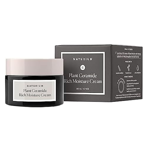 Naturium Plant Ceramide Rich Moisture Cream, Hydrating & Anti-Aging Skincare, 1.7 oz
