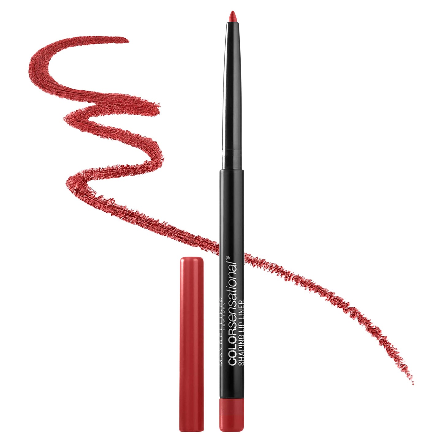 Maybelline Color Sensational Shaping Lip Liner with Self-Sharpening Tip, Brick Red, Red, 1 Count Beauty & Personal Care MAYBELLINE