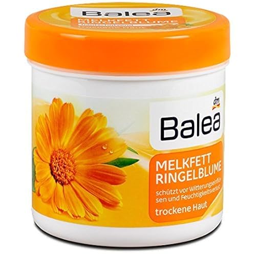 Balea Melkfett milking grease - Calendula Gel-Cream - with Vitamin A - Protects Skin against Environmental Damage/Stress from Cold, Wind, Rain etc