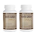 Anti-Gray Hair 7050 Helps Restore Natural Hair Color 60 Capsules Per Bottle (2 Bottles)