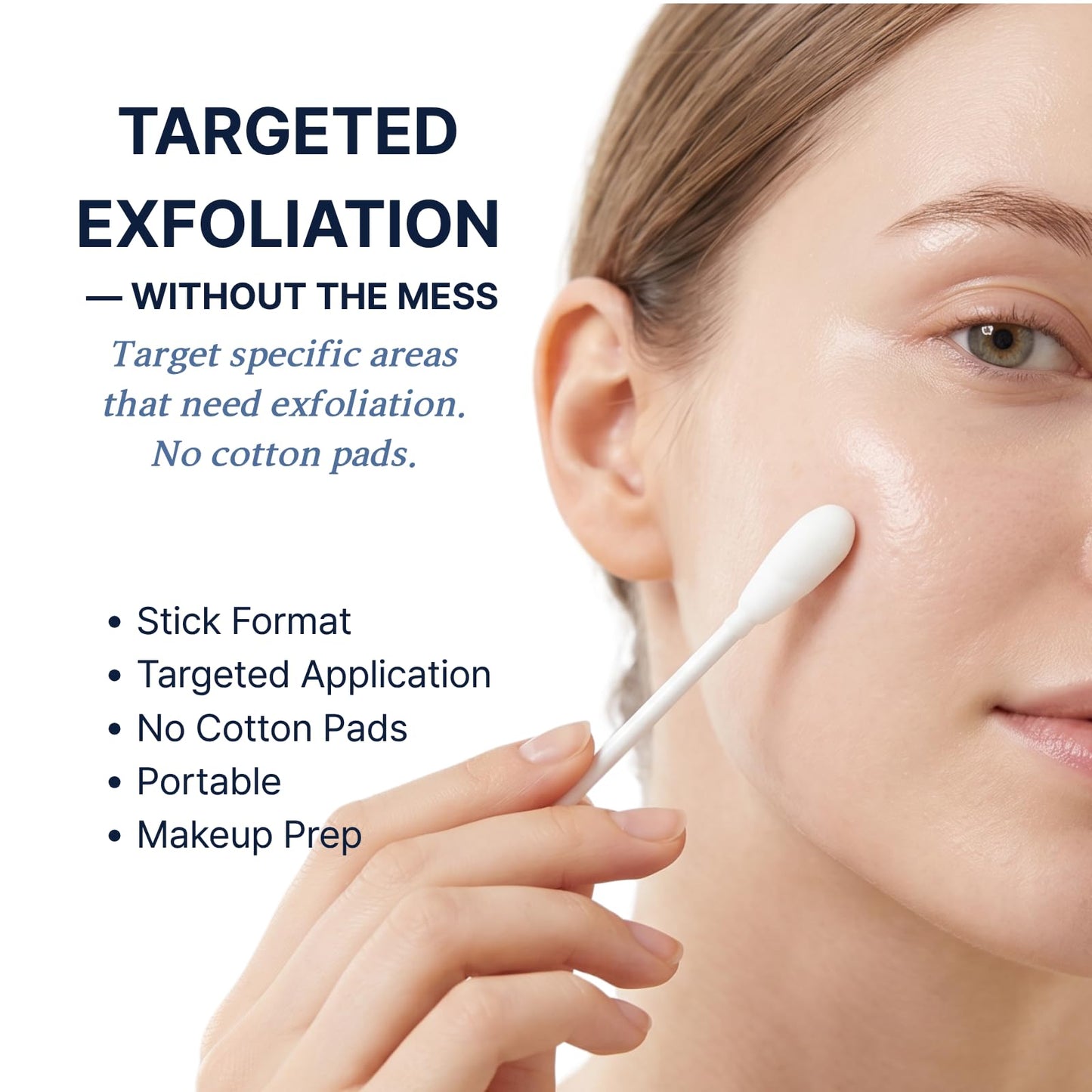 DR.ORACLE 21 Stay A-Thera Peeling Stick for Sensitive Skin - AHA, BHA, Tea Tree Oil, Exfoliating Swabs for Blackheads, Whiteheads, Enlarged Pores