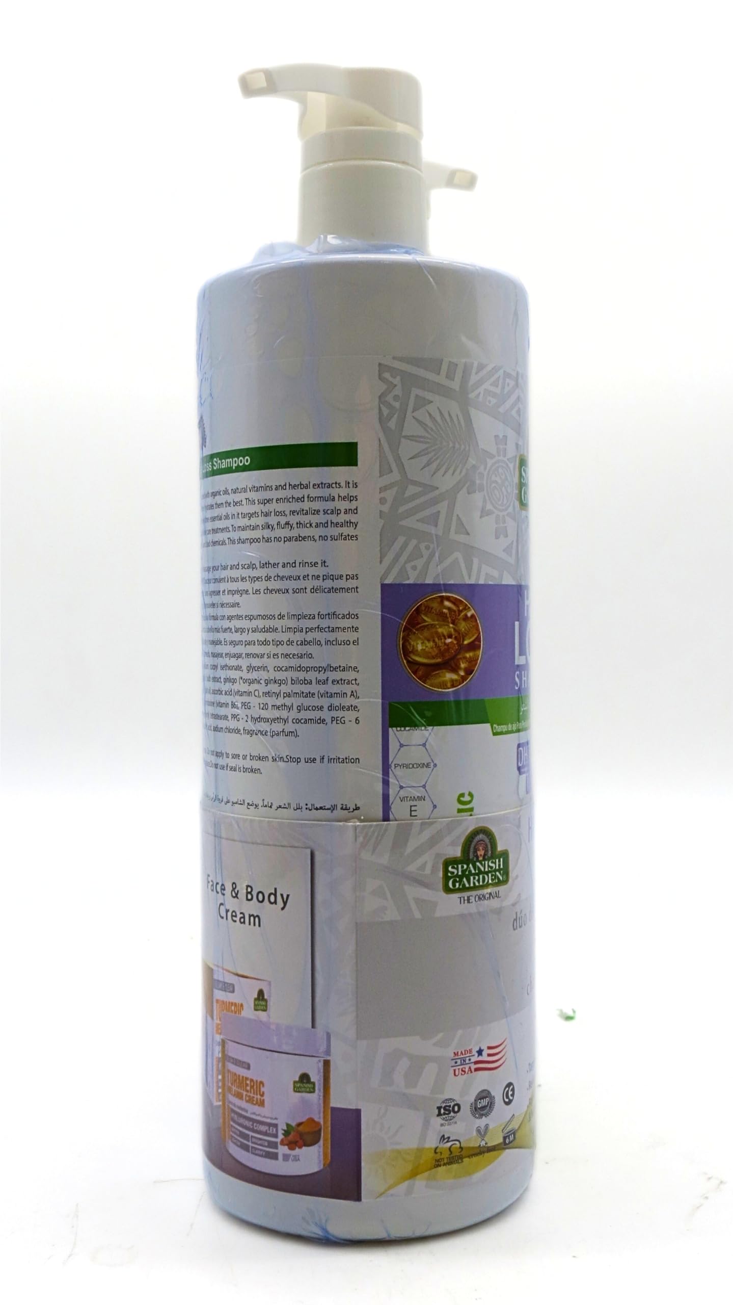 Spanish garden shampoo and Conditioner, 16 Fl Oz (Pack of 2), Clear