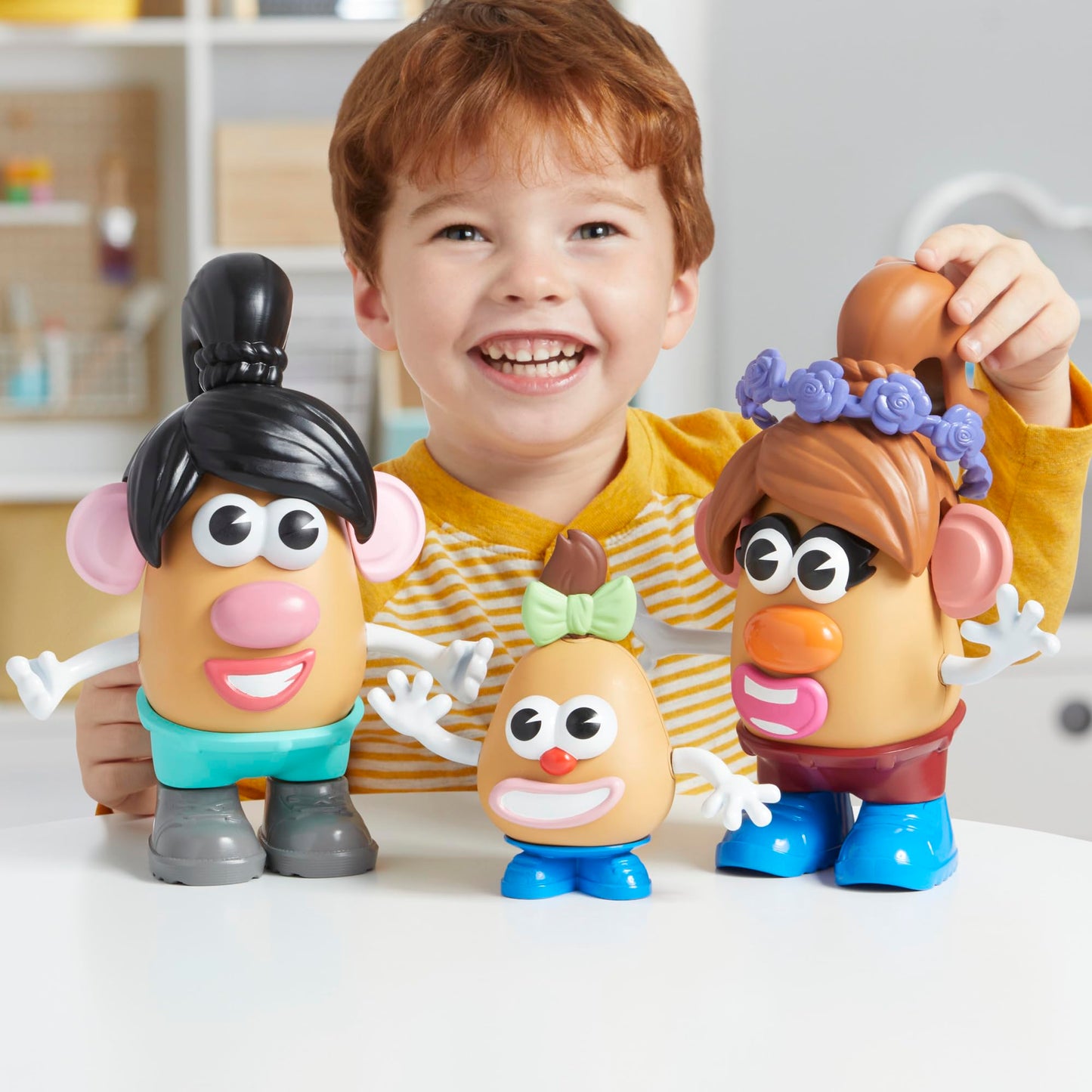 POTATO HEAD Create Your Family Set, 44 Pieces, Creative Toddler & Preschool Toy for Kids Ages 2+, Amazon Exclusive