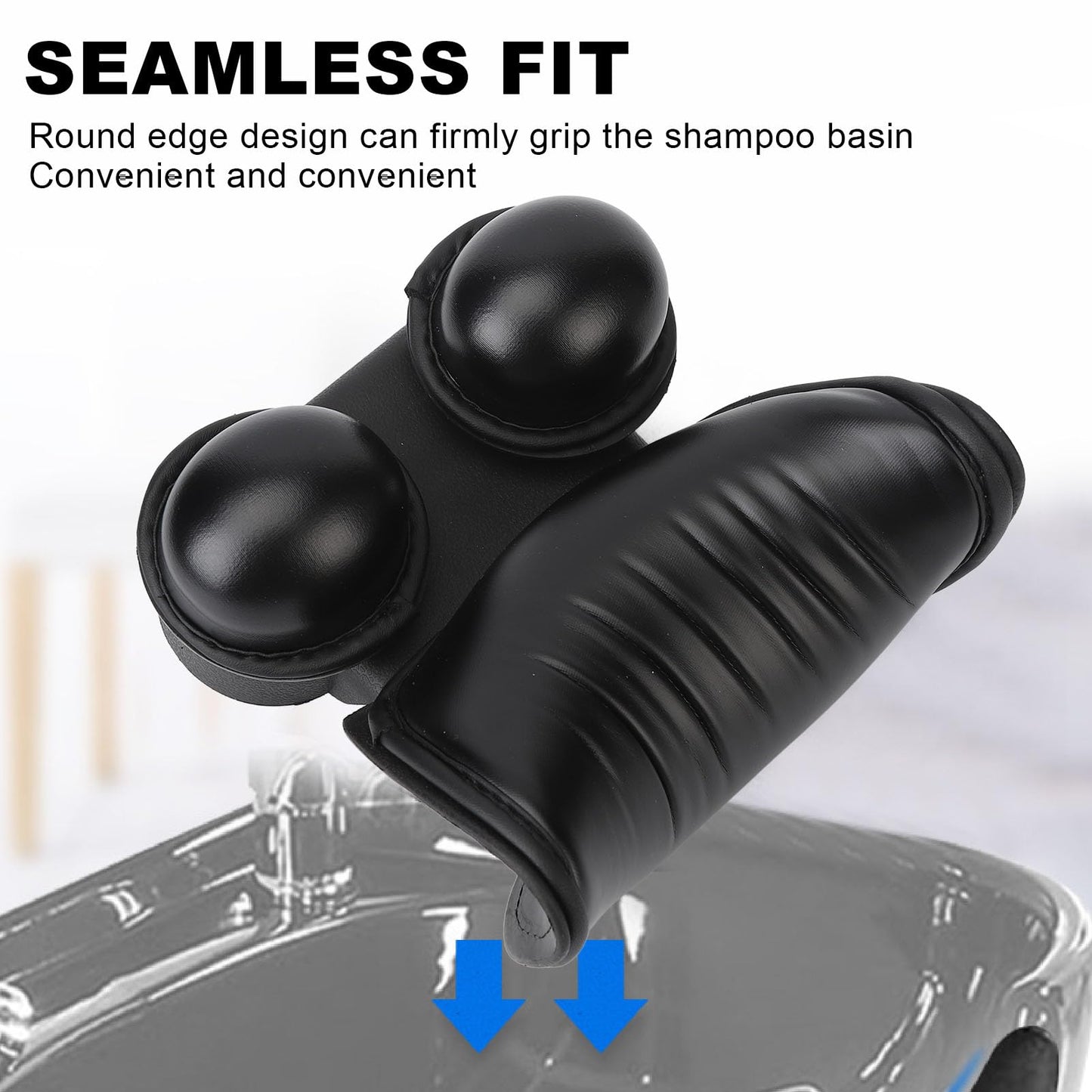 Sonew Salon Neck Rest Cushion, U Shape Ergonomic Shampoo Bowl Neck Pillow Soft Neck Rest for Wash Basin Hair Washing Tray Beauty and Personal Care Sonew