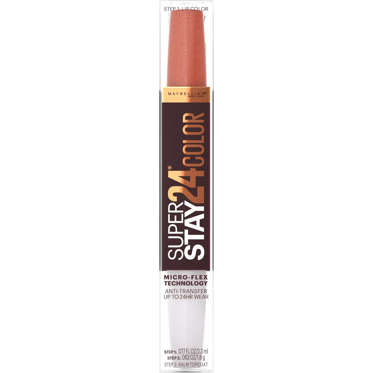 Maybelline SuperStay 24, 2-Step Liquid Lipstick, Coffee Edition, Hushed Hazelnut