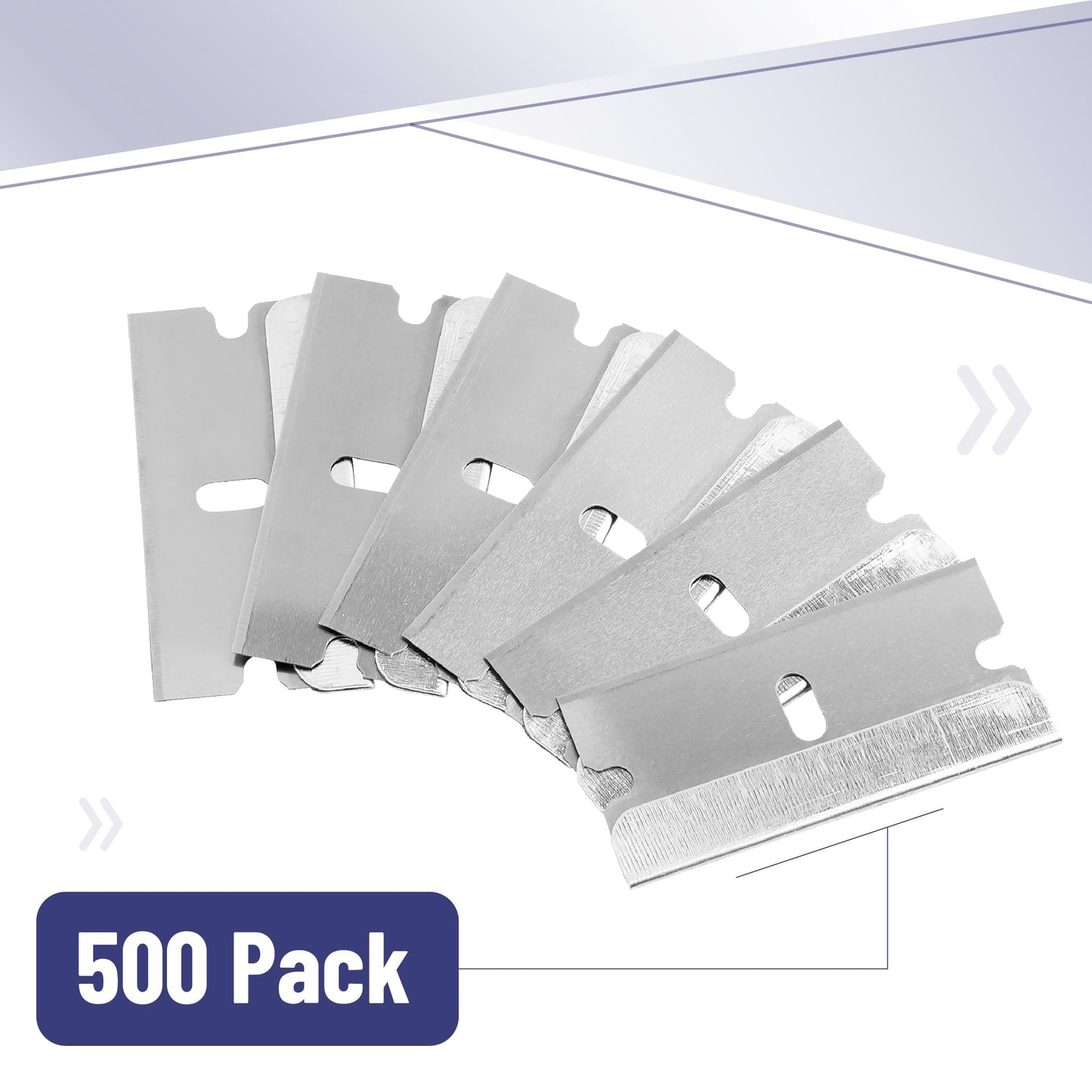 Bates- Single Edge Razor Blades, 500 Pack, Silver, Carbon Steel Razor Blades Single Edge Blades Beauty and Personal Care Bates Choice