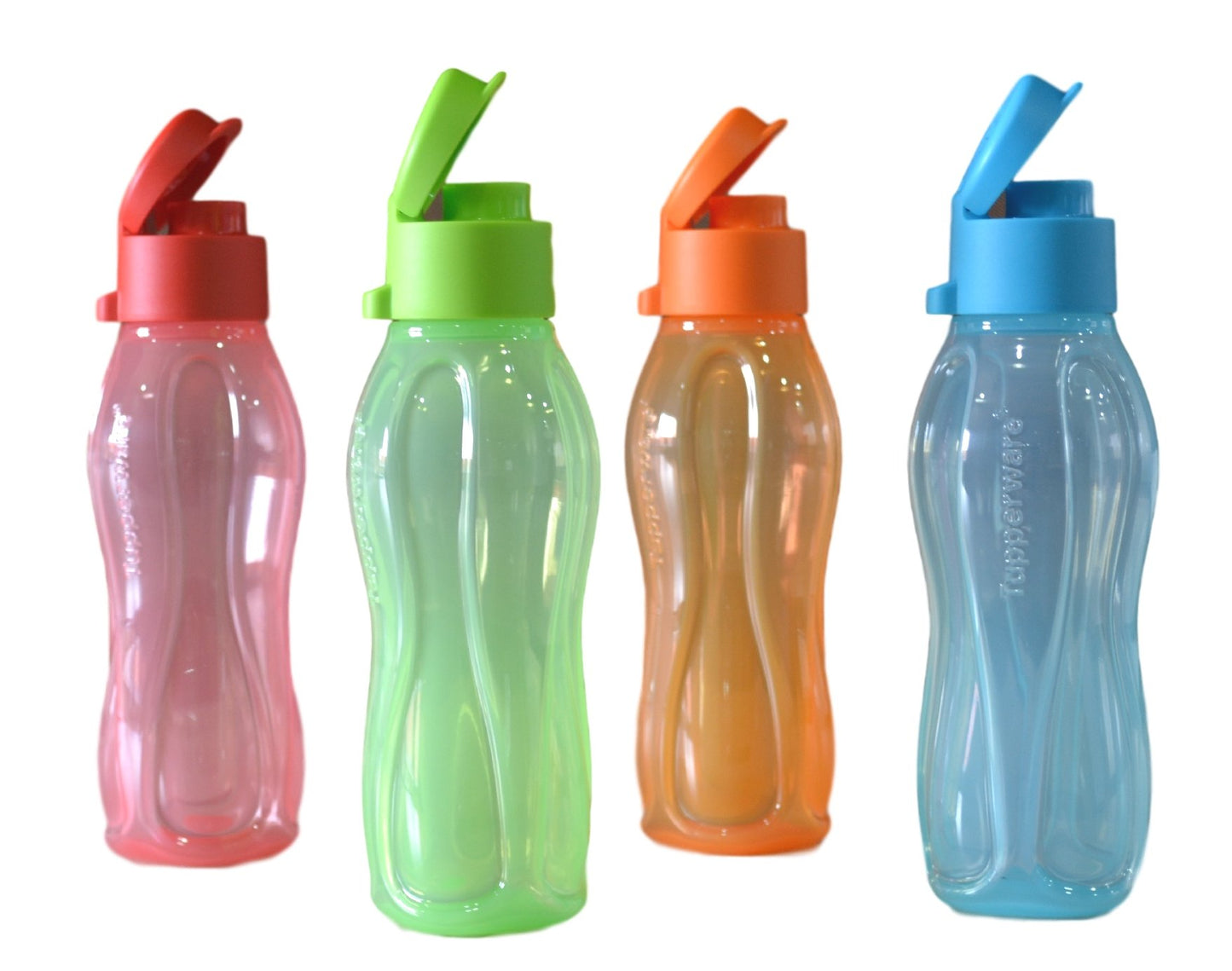 Tupperware Aquasafe Fliptop Bottle (310Ml), Set of 4
