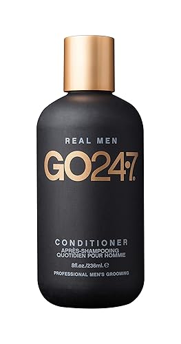 GO247 Daily Conditioner - Lightweight Hydrating Conditioner for Men - Softens, Strengthens & Adds Shine - Enriched with Vitamin B5 & Honey - Ideal
