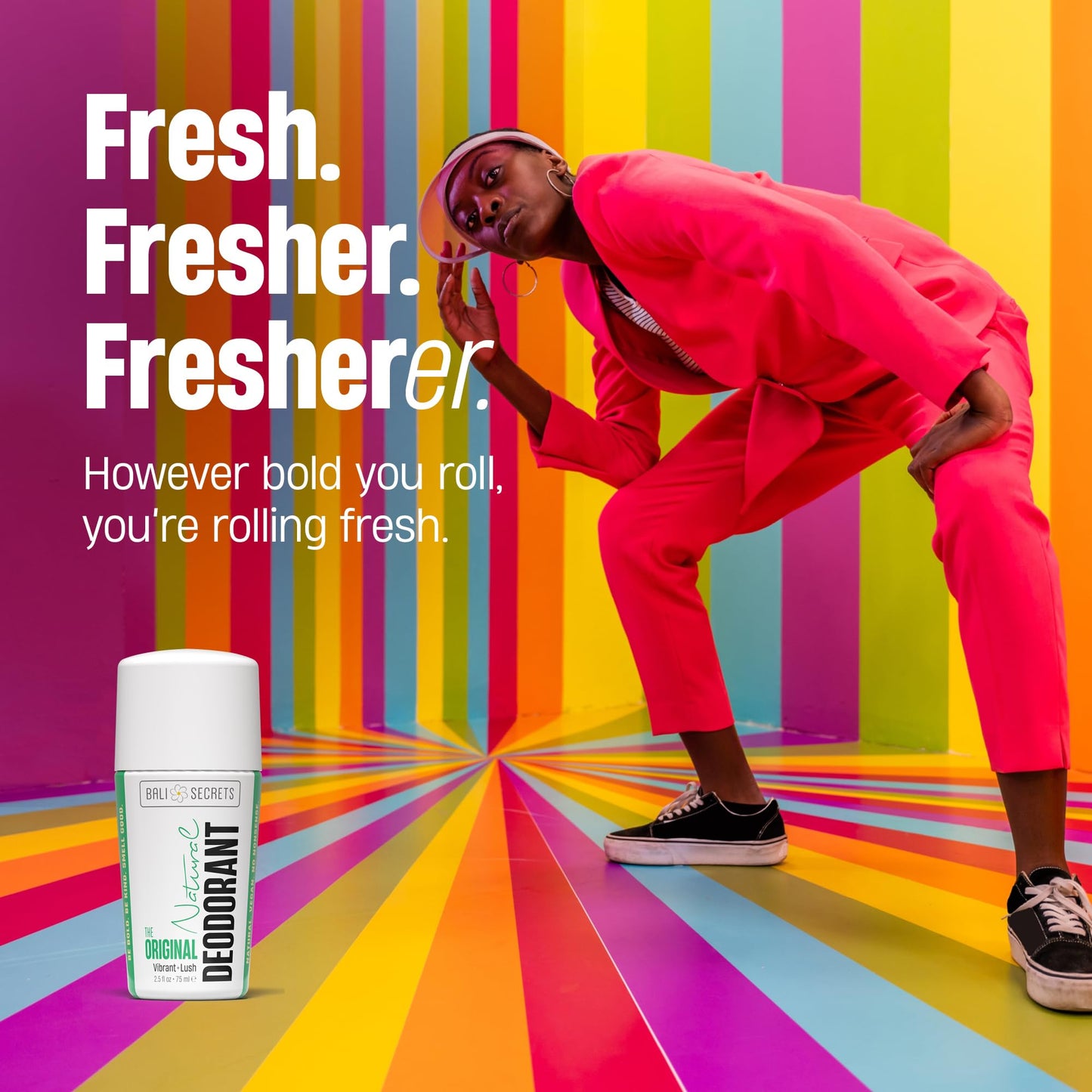 Bali Secrets Natural Deodorant for Women & Men. Nonsense Free. Clean Formula for Sensitive Skin. Strong & Reliable Odor Protection