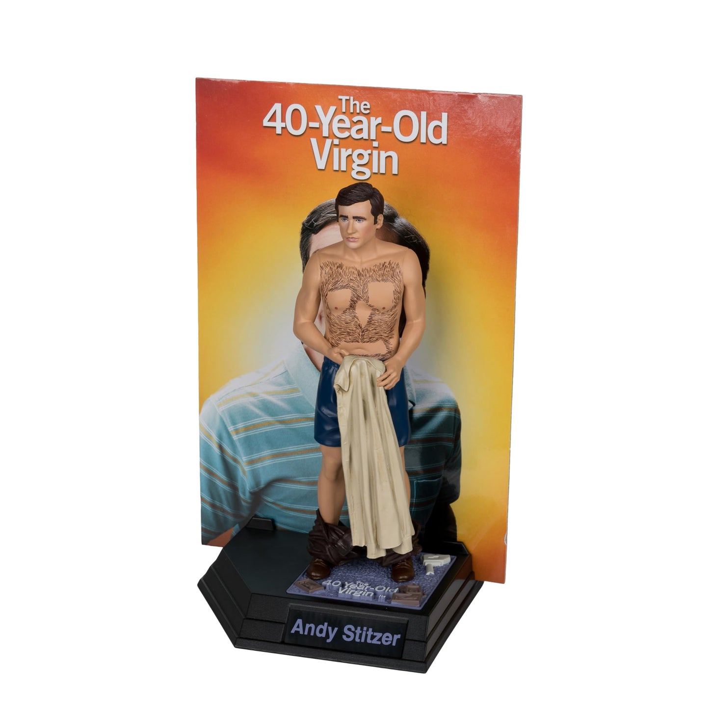 Andy Stitzer (Movie Maniacs: The 40-Year-Old Virgin) 6" Posed Figure w/McFarlane Toys Digital Collectible