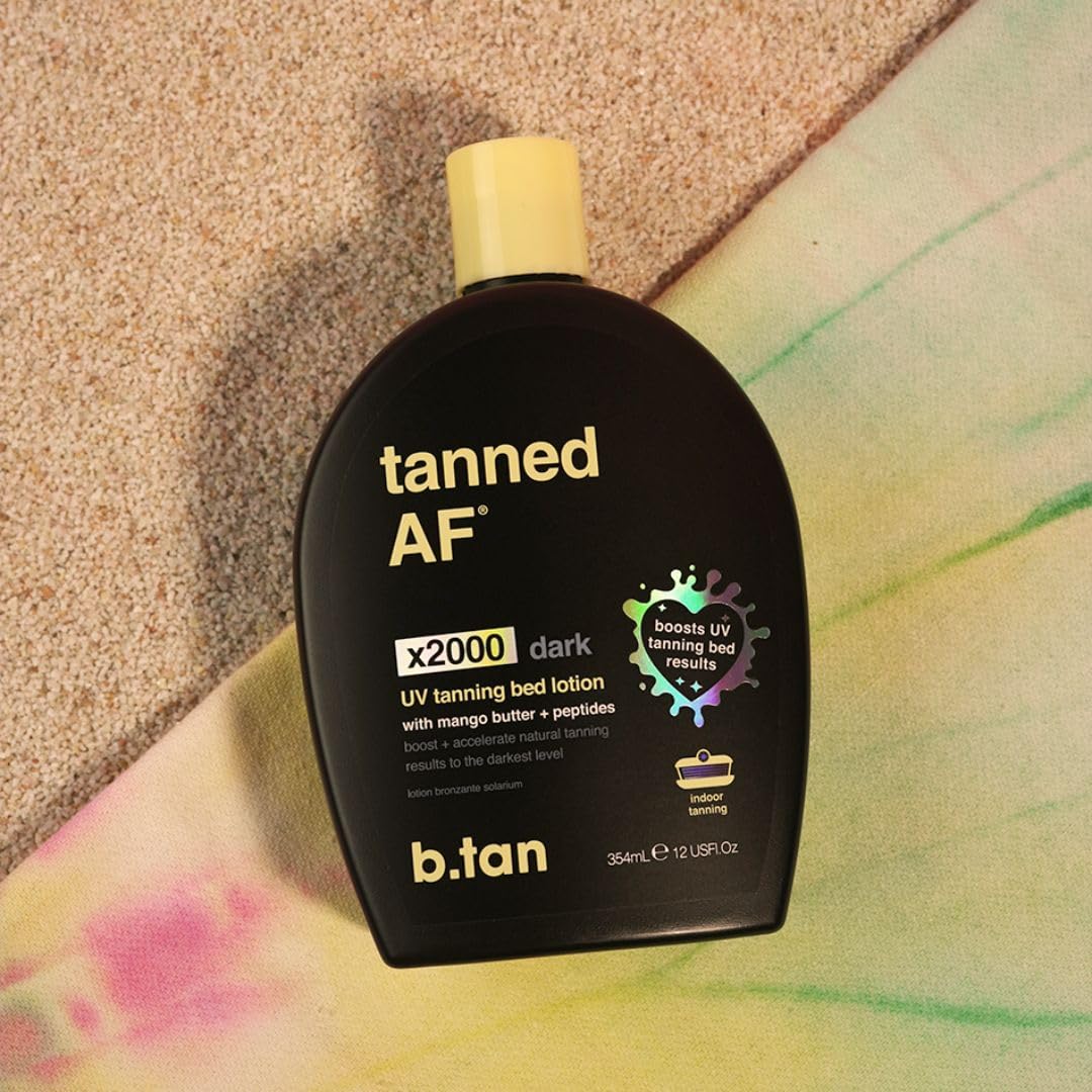 b.tan Tanning Oil & UV Tan Bed Lotion Kit | Best Dark Sun Tanner Bundle - Fast, Tinted, Indoor Outdoor Browning Accelerator Cream & Dark Bronzing Beauty and Personal Care B.TAN