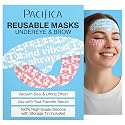 Pacifica Reusable Mask Set - Silicone Undereye & Brow Mask Set for Forehead & Under Eye, Anti-Wrinkle, Firming, Pair with Serum, Vegan & Cruelty-Free