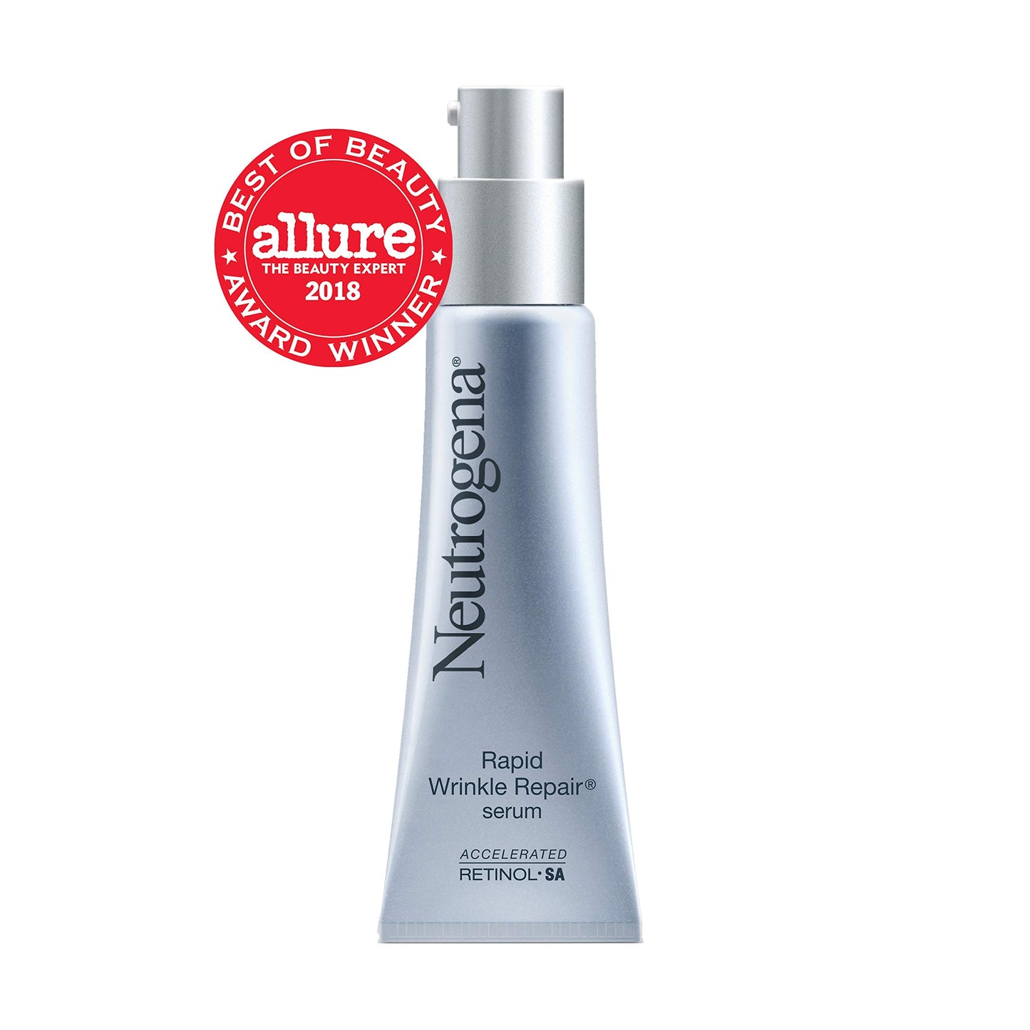 Neutrogena Rapid Wrinkle Repair Anti-Wrinkle Retinol Serum with Hyaluronic Acid & Glycerin - Anti-Aging Facial Serum for Wrinkles & Dark Circles, 1