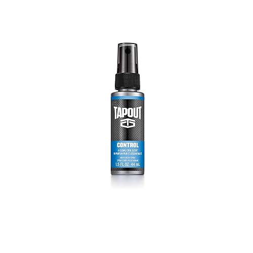 Tapout Control Body Spray for Men - Travel Size Fragrance, 1.5 Ounce