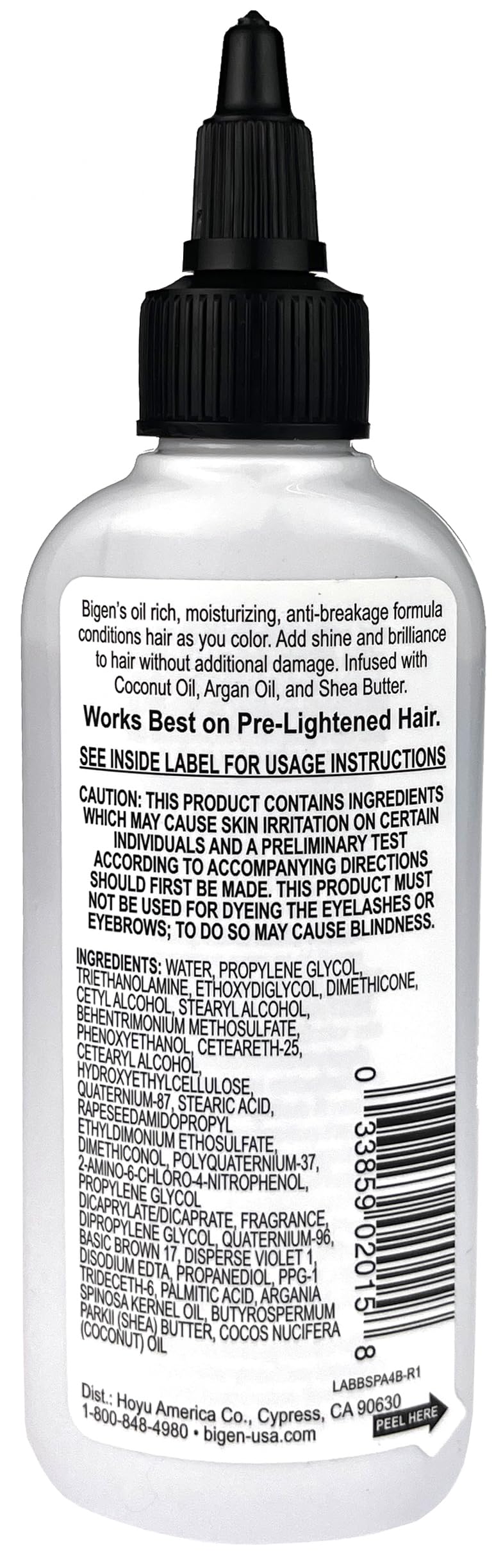 Bigen Semi Permanent Hair Color #A4 Amber, 3 oz (Packs of 2)