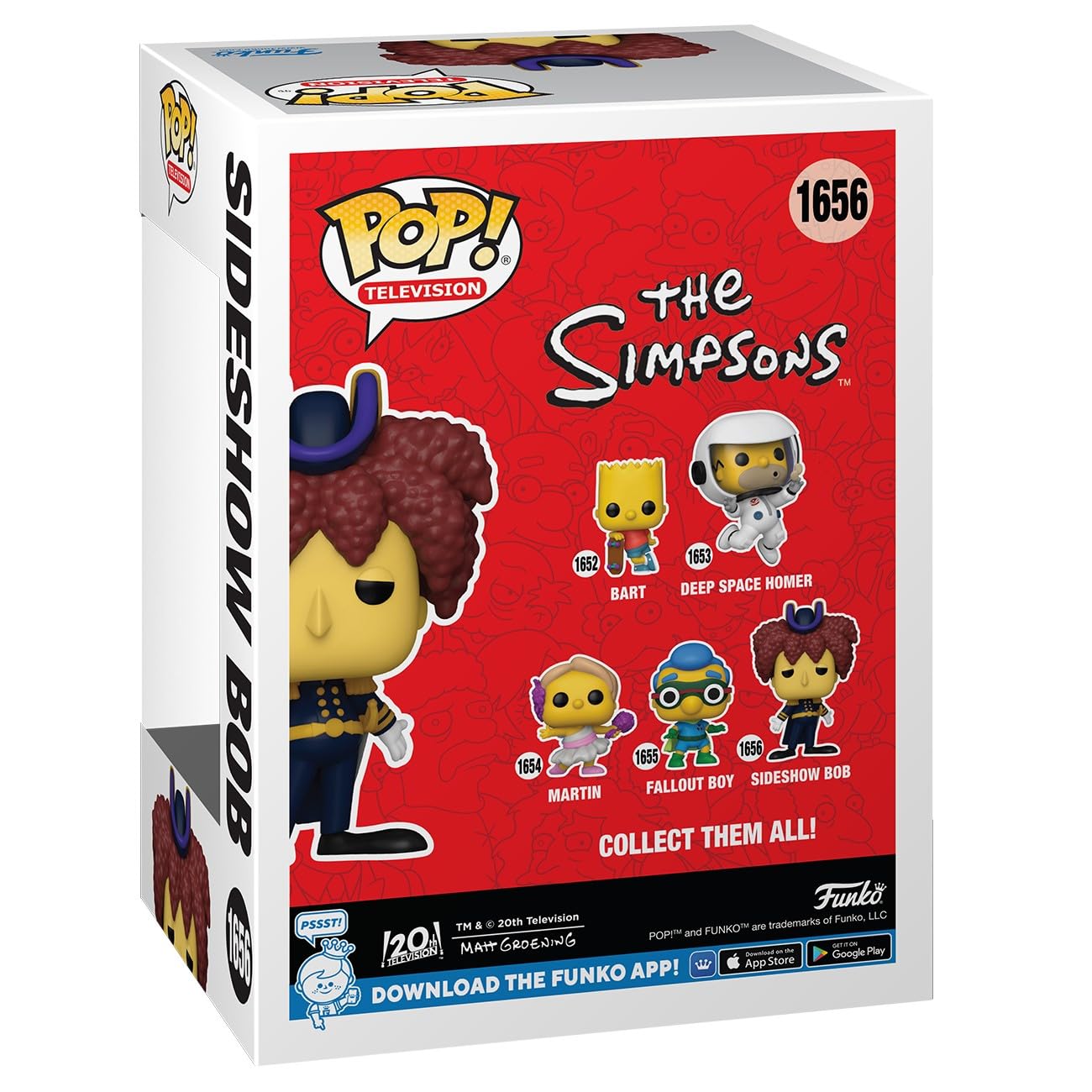 Funko POP TV: Simpsons - Sideshow Bob - The Simpsons - Collectable Vinyl Figure - Gift Idea - Official Merchandise - for Kids & Adults - TV Fans…