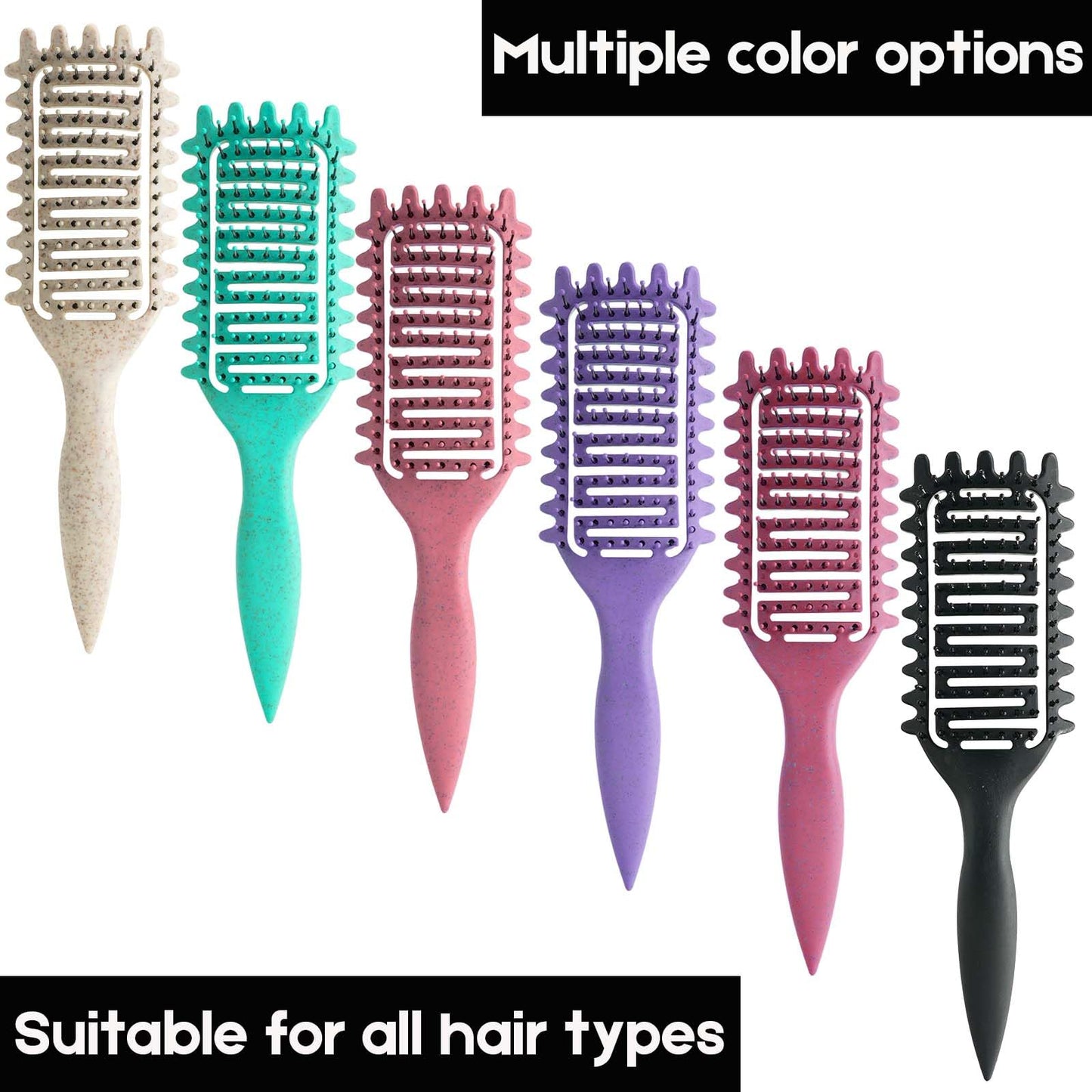 Curl Defining Brush for Curly Hair, Vented Detangling Hair Brush for Wet and Dry Styling, Curved Brush for Shaping and Smoothing Curl Clumps Beauty and Personal Care Yingbtr