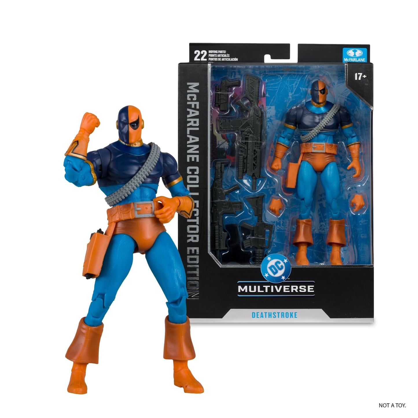 McFarlane Toys- DC Multiverse Deathstroke (Deathstroke The Terminator) 7in Action Figure McFarlane Collector Edition #46