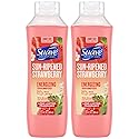 Suave Shampoo, Sun-Ripened Strawberry Family-Size 2-Pack - Energizing Shampoo with Strawberry Extract & Vitamin E, 22.5 Oz Ea