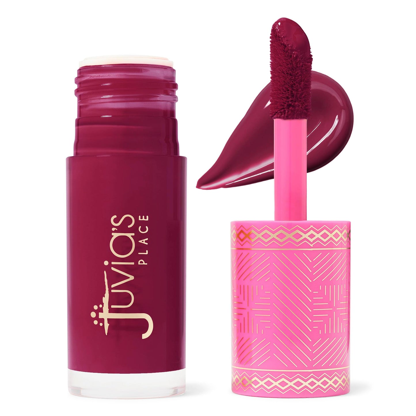 Juvia's Place Blushed Liquid Blush SweetBerries - Dewy Tint Cheeks Makeup Glow Pigment Effortless Beauty Long Lasting Cosmetics Soft Creamy Natural