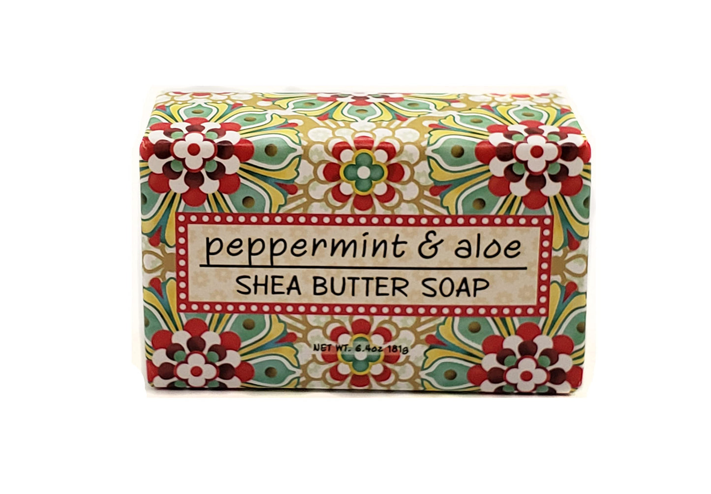 Greenwich Bay Trading Company Garden Collection: Peppermint Aloe (6.4oz Bar Soap)
