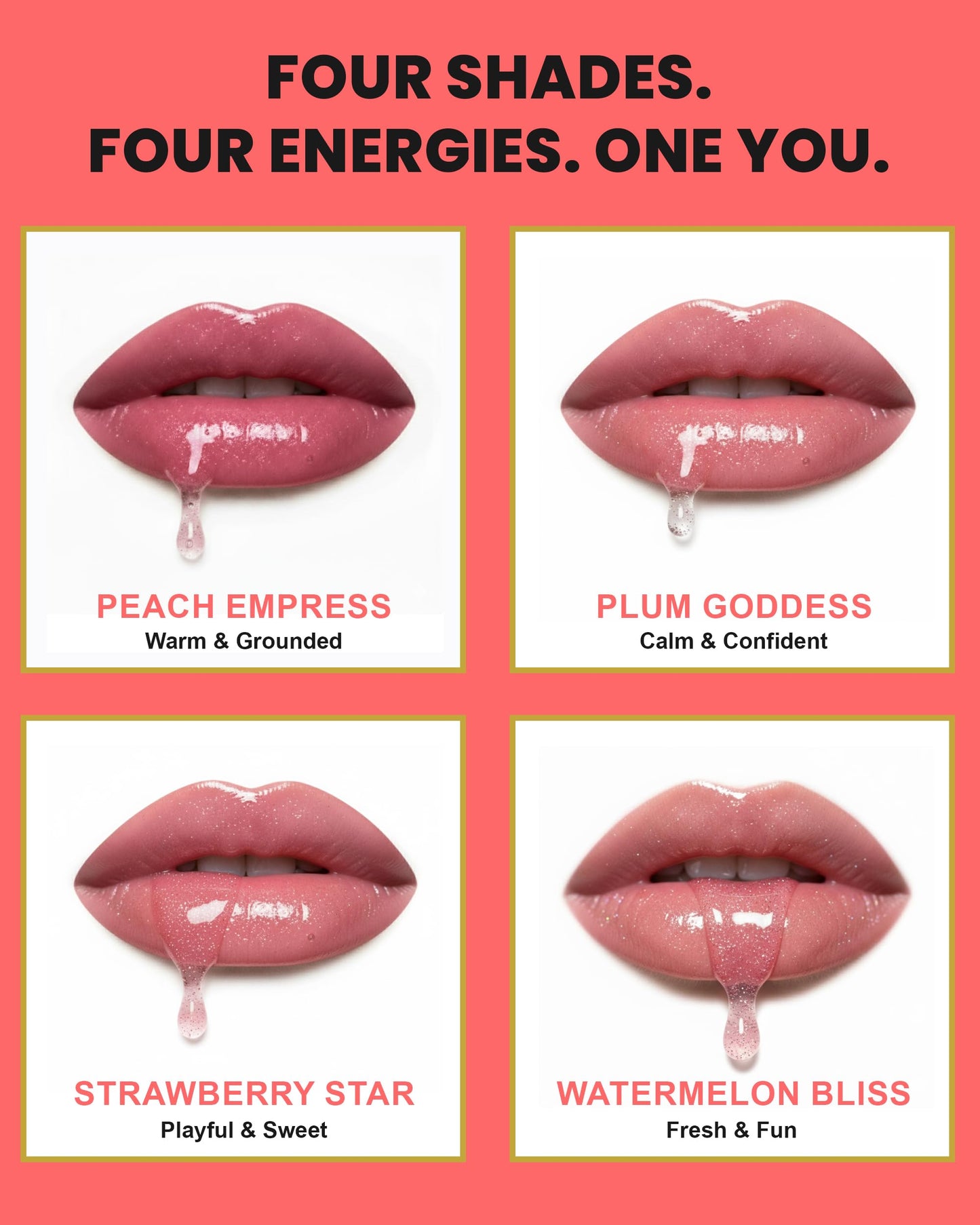 Kirby Kosmetics DivineDiva Lip Oil - TikTok-Viral Moisturizing & Hydrating High-Shine Lip Gloss with Hyaluronic, Coconut & Argan Oils - Vegan Lip Care