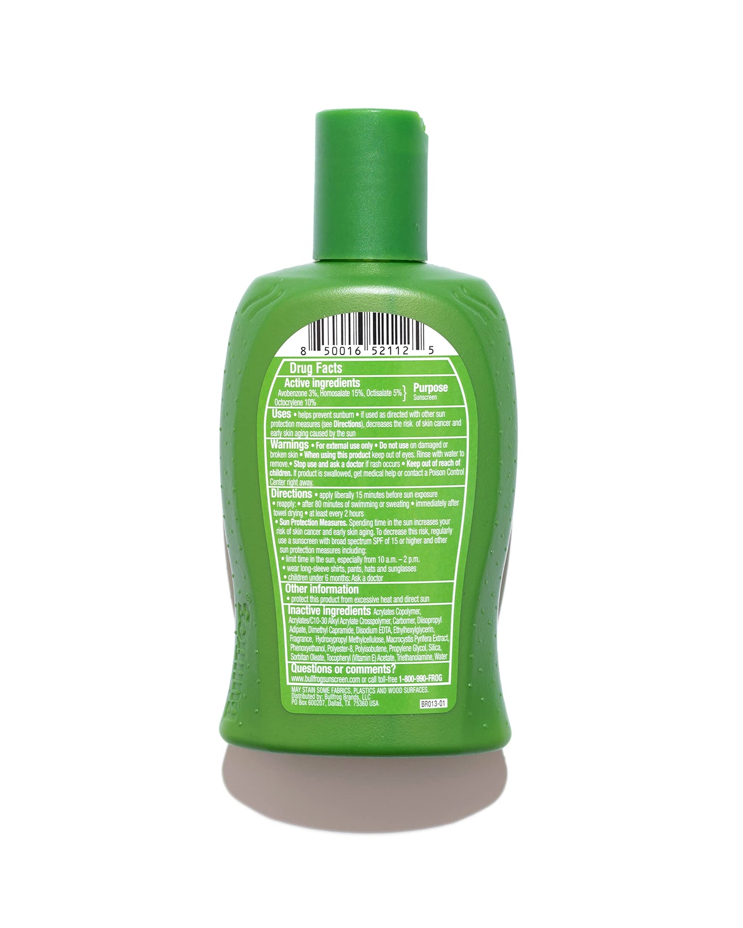 Bullfrog Sunscreen Amphibious Lotion SPF 50 | Oxybenzone & Octinoxate Free | Broad Spectrum Moisturizing UVA/UVB, 5oz…