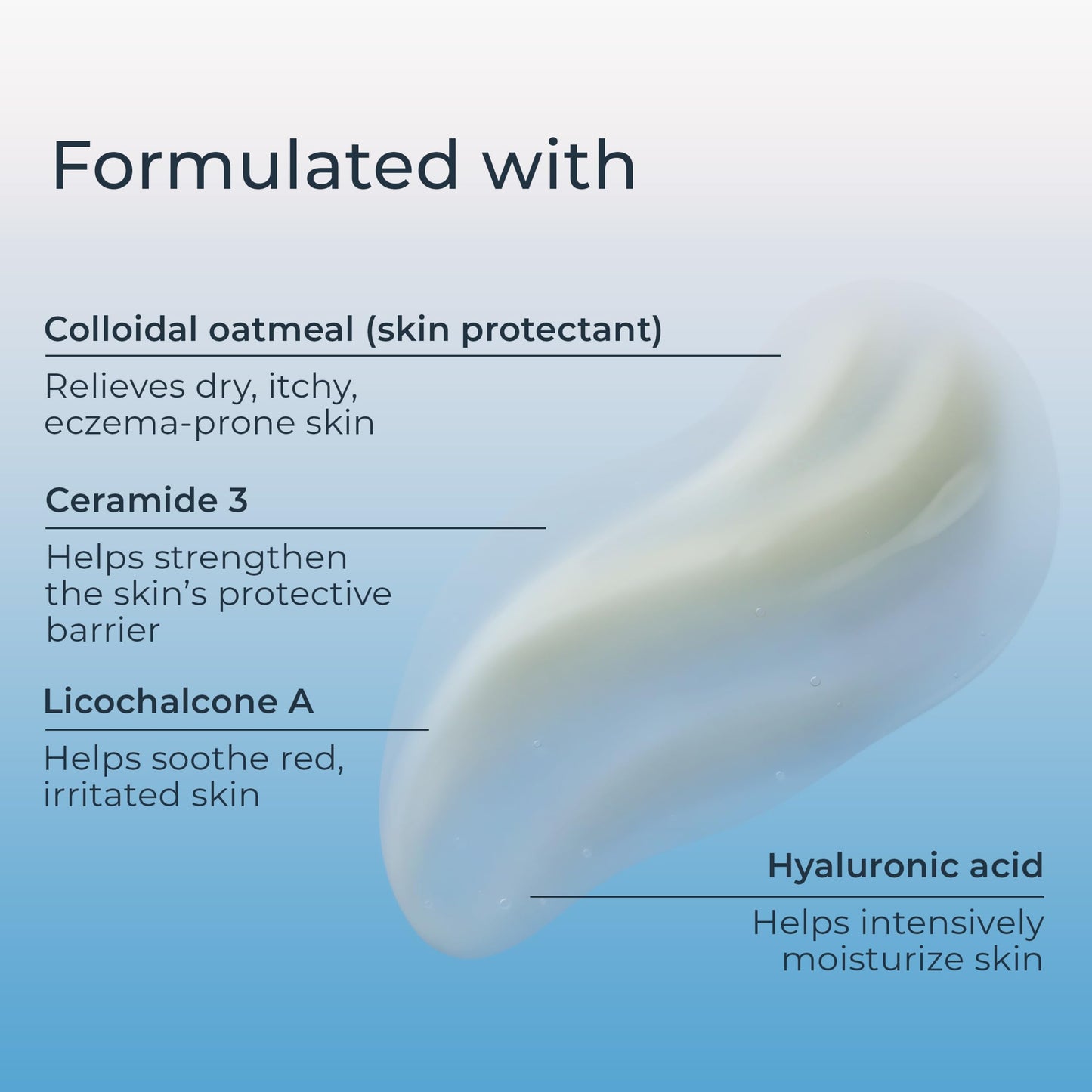 Eucerin Eczema Relief Hydrogel for Dry, Itchy, Eczema-Prone Skin, Fragrance Free and Steroid Free Body Moisturizer for Dry Skin, 5 Fl Oz Tube