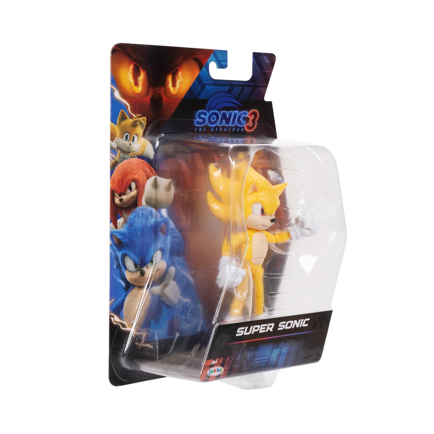 Sonic 3 Movie Action Figures - 5-Inch Super Sonic Collector Toy Figure, Highly Articulated for Boys & Girls - Officially Licensed 3 Movie Product