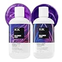 IGK BLONDE POP Purple Toning Shampoo & Conditioner Set | Neutralizes Brass + Brightens Blonde | Vegan + Cruelty-Free | 8 oz (Pack of 2)
