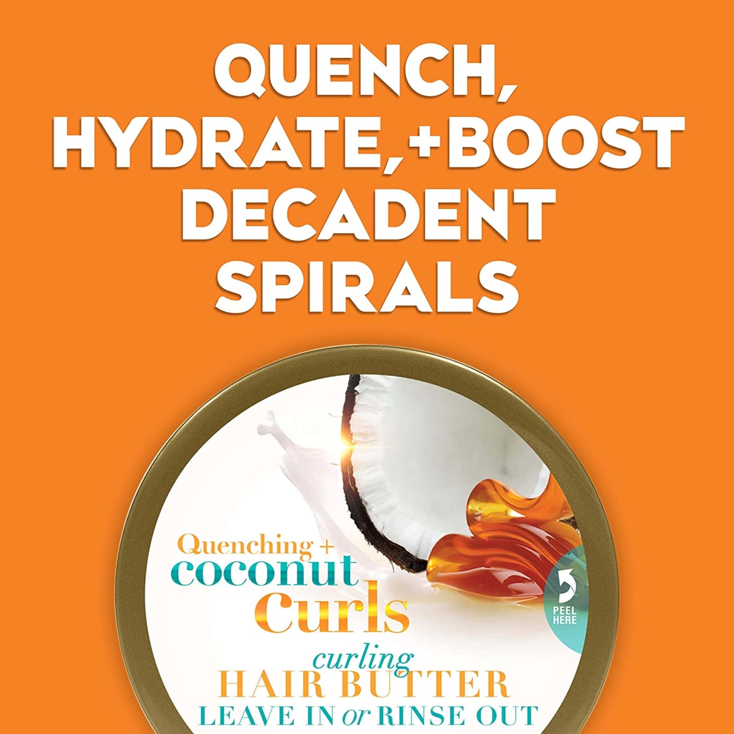 Ogx Quenching Coconut Curls Curling Hair Butter 6.6oz (3 Pack) by OGX (Organix)