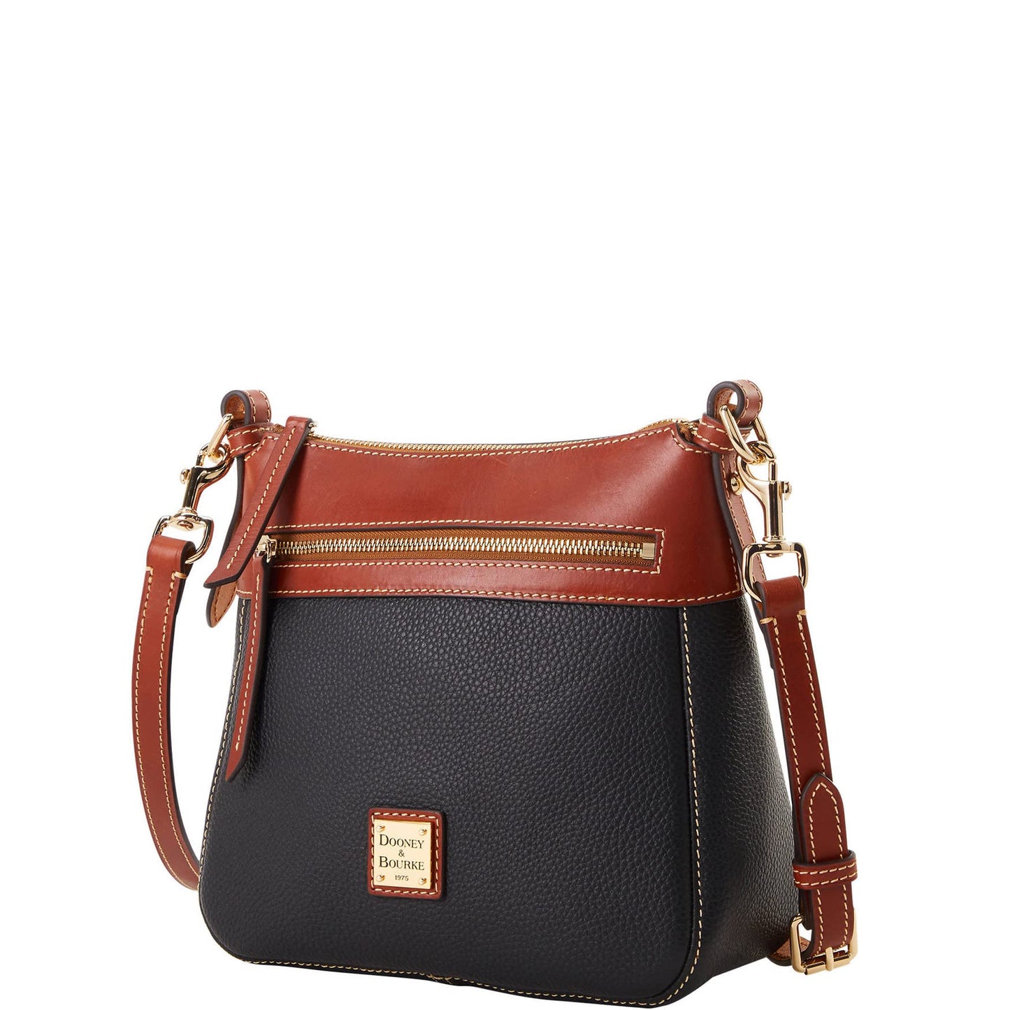 Dooney & Bourke Handbag, Pebble Grain Crossbody 25 - Black
