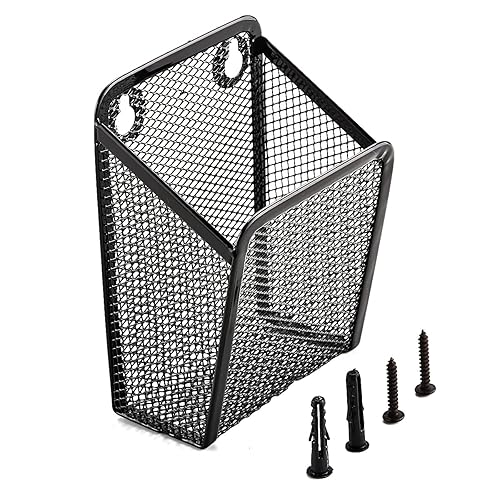 LANTWOO Remote Control Holder Wall Mount Media Organizer Storage Box