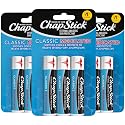 ChapStick Classic Medicated 3-Pack (3 Sets/9 Tubes) - Moisturizing Lip Balm, Dry Lips & Cold Sore Pain Relief Bundle, 0.15 Oz Ea