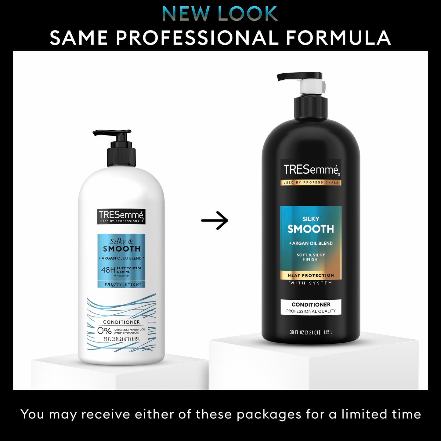 TRESemmé Smooth and Silky Conditioner with Pump, 39 oz Beauty and Personal Care TRESemmé