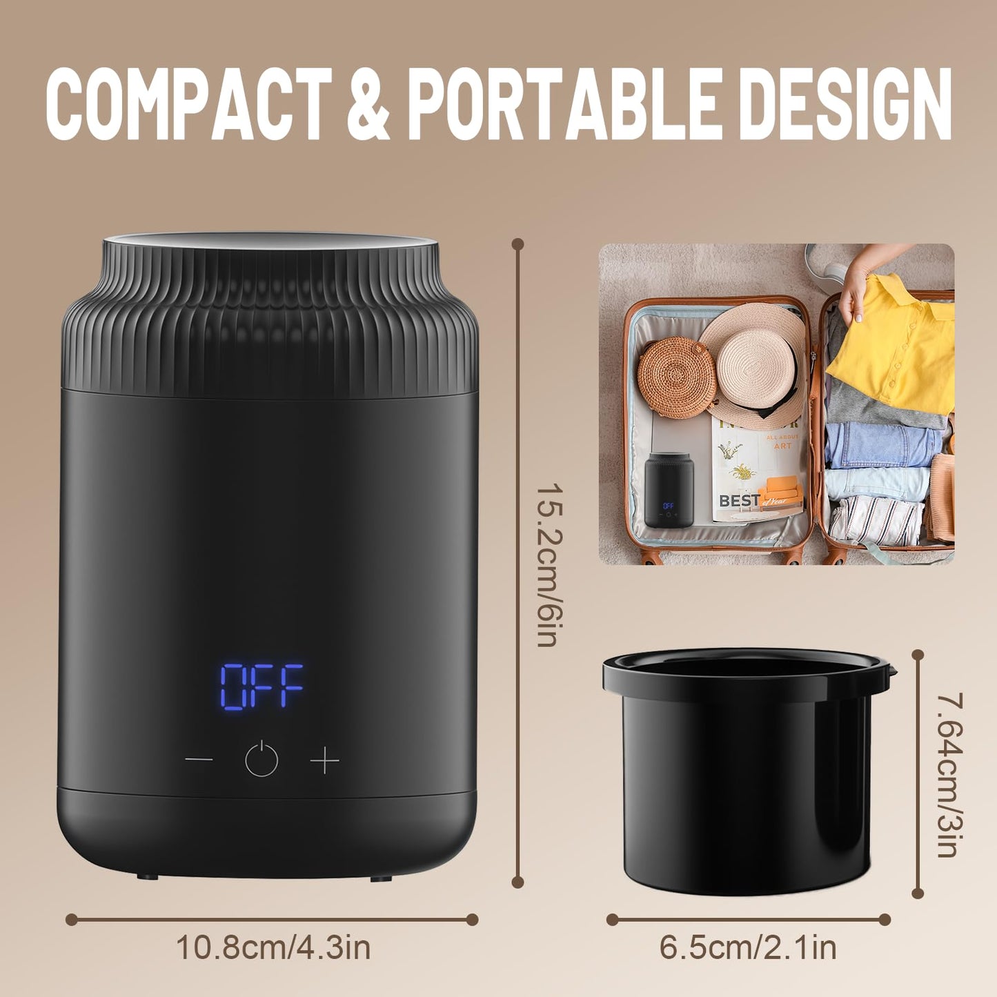 Digital Wax Warmer with Touch Screen Temperature Control, Wax Machine for Hair Removal, Wax Warmer Pot for Face, Armpit, Eyebrow, Brazilian Bikini Beauty and Personal Care Wokyo